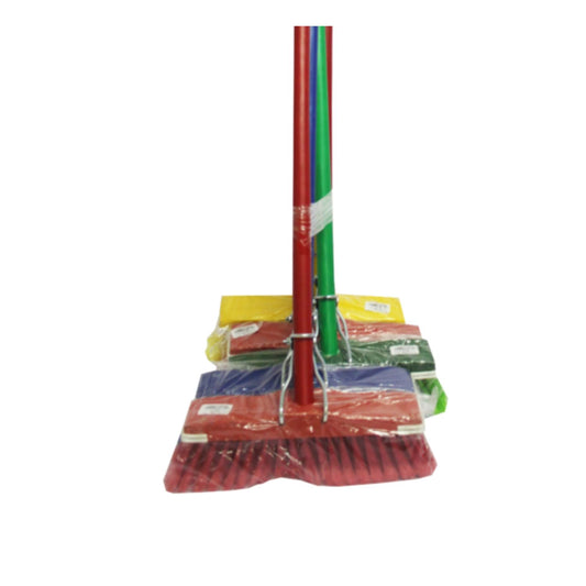 Broom Clean Well Delux Assorted Colours x 5