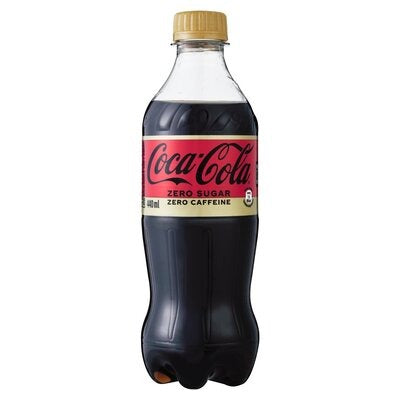 Coca Cola Zero Sugar & Caffeine Soft Drink Bottle (24 x 440ml) - Bulk Haven