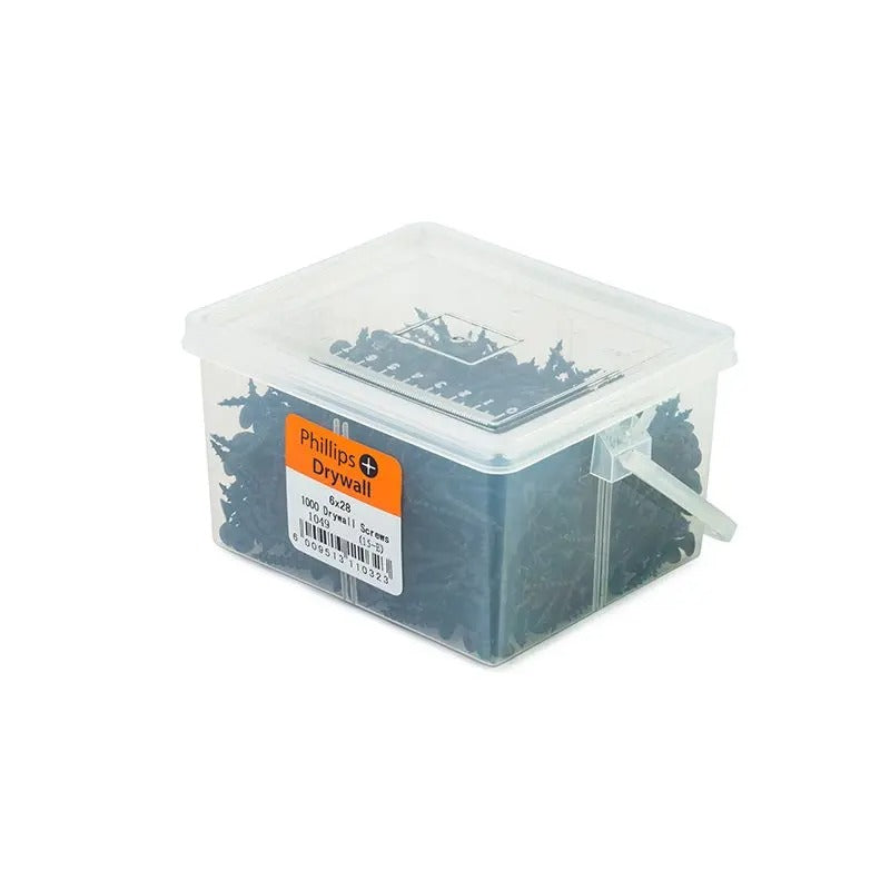 Drywall Screws, 3.5mm x 28mm (Set of 1000 Pieces) - Bulk Haven