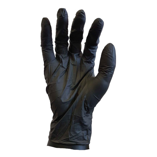 Exam Gloves Powder Free Nitrile (Black) (S,M,L or XL) 100's