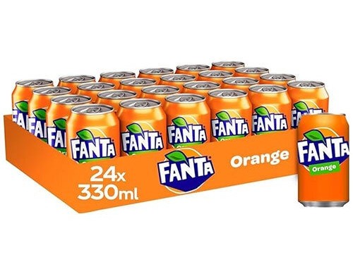 Fanta Orange Soft Drink Cans (24 x 300 ml) - Bulk Haven
