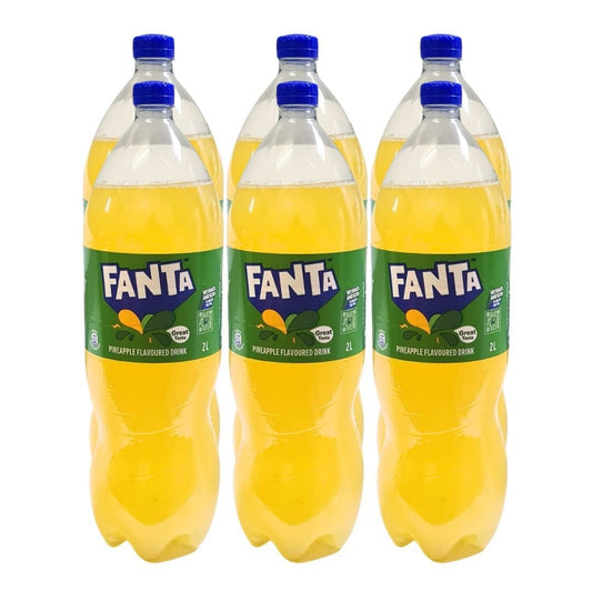 Fanta Pinbeapple Soft Drink (6 x 2L) - Bulk Haven