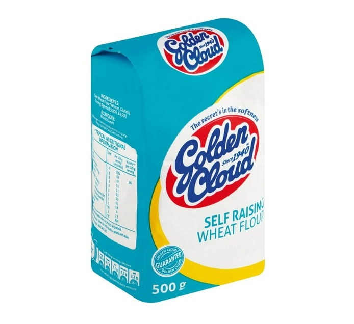 Golden Cloud Self Raising Wheat Flour (20 x 500g) - Bulk Haven