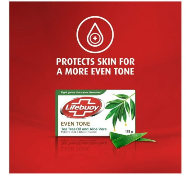 Lifebuoy Bath Soap - Tea Tree (Box of 72 x 175g) - Bulk Haven