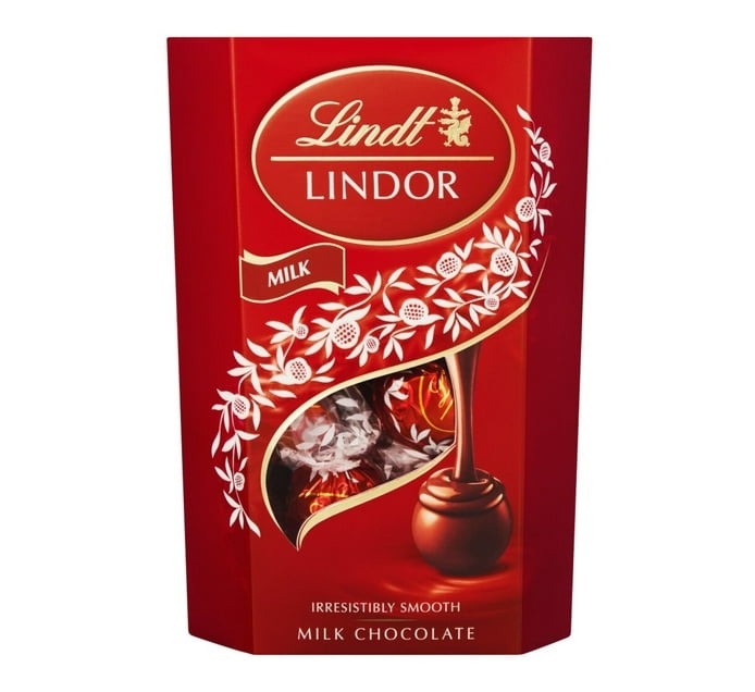 Lindt Cornet Truffles Box Chocolates Milk (Pack of 8 x 200g) - Bulk Haven