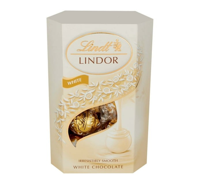 Lindt Cornet Truffles Box Chocolates White (Pack of 8 x 200g) - Bulk Haven