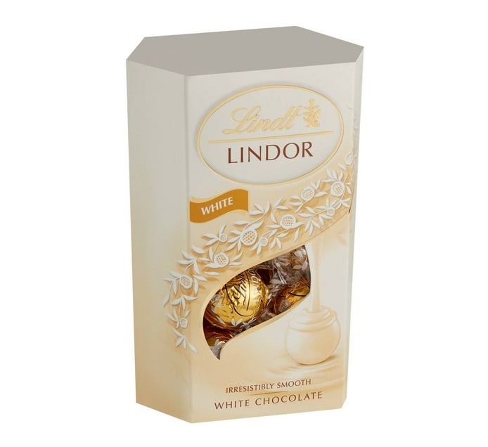 Lindt Cornet Truffles Box Chocolates White (Pack of 8 x 200g) - Bulk Haven