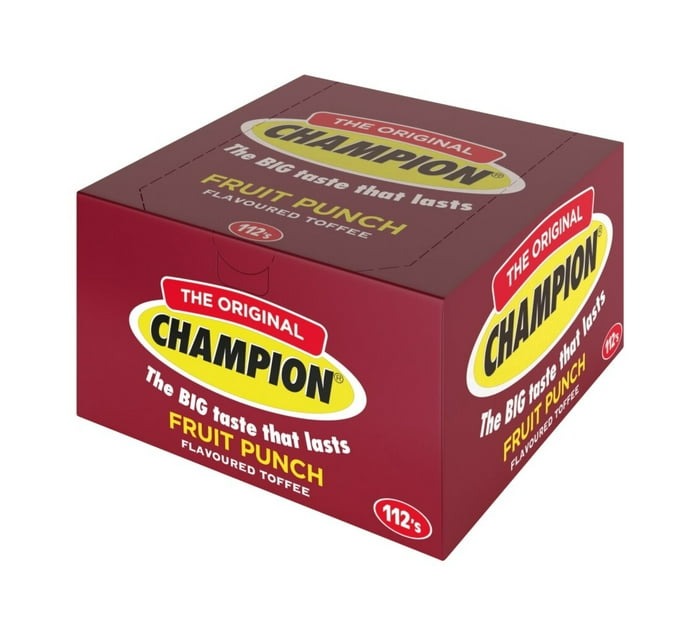 Mister Sweet Champion Toffees Fruit Punch (Pack of 6 X 112) - Bulk Haven