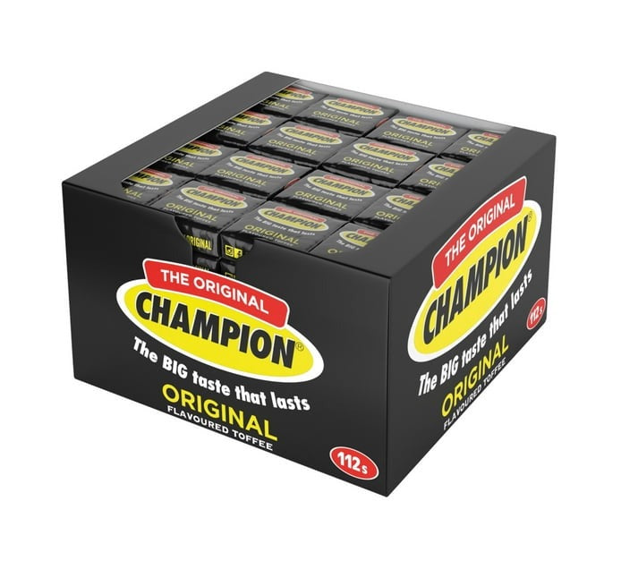 Mister Sweet Champion Toffees Original (Pack of 6 X 112) - Bulk Haven