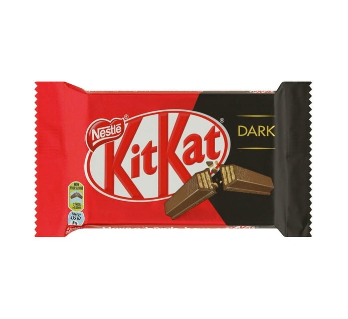 Nestle Kit Kat 4 Finger Wafer - Dark Chocolate (Pack of 48 x 41.5g) - Bulk Haven