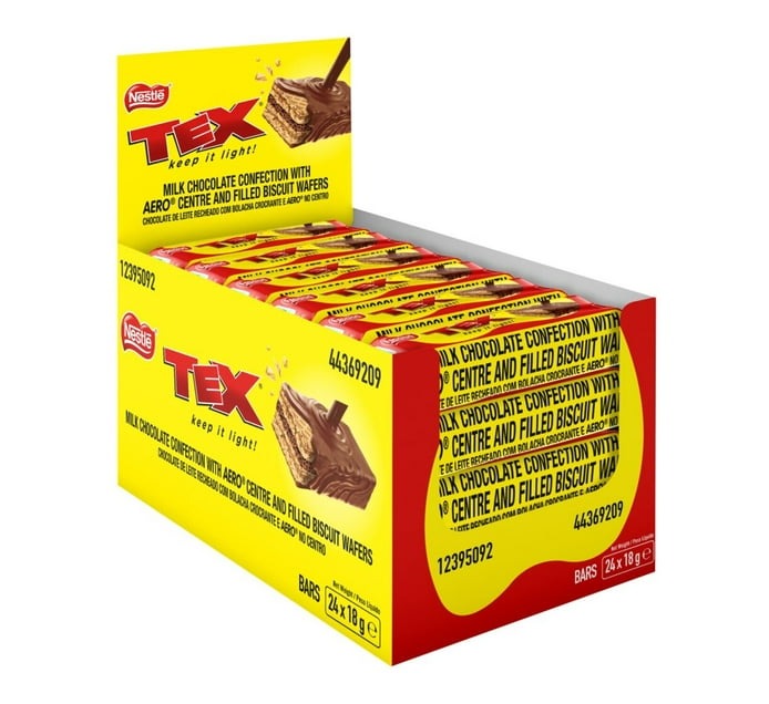 Nestle Mini Tex (Pack of 24 x 18 g) - Bulk Haven