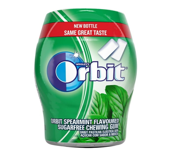 Orbit Chewing Gum Spearmint (Pack of 12 x 46 pieces) - Bulk Haven
