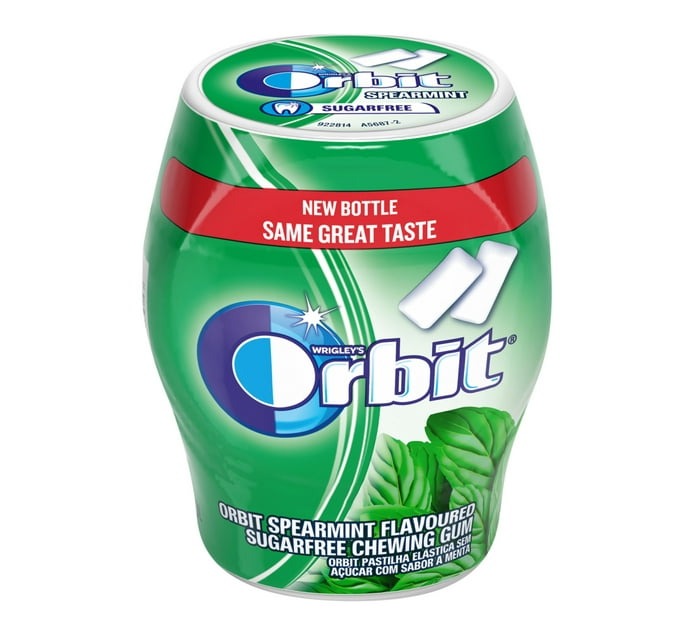 Orbit Chewing Gum Spearmint (Pack of 12 x 46 pieces) - Bulk Haven