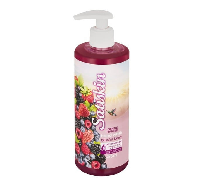 Satiskin Hand Wash Berry (24 x 475ml) - Bulk Haven