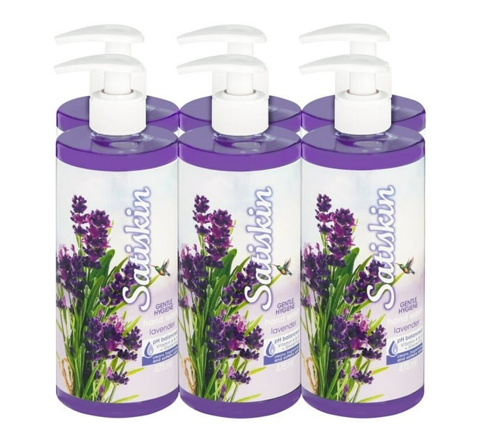 Satiskin Hand Wash Lavender (24 x 475ml) - Bulk Haven