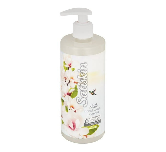 Satiskin Hand Wash Magnolia (6 x 475ml) - Bulk Haven