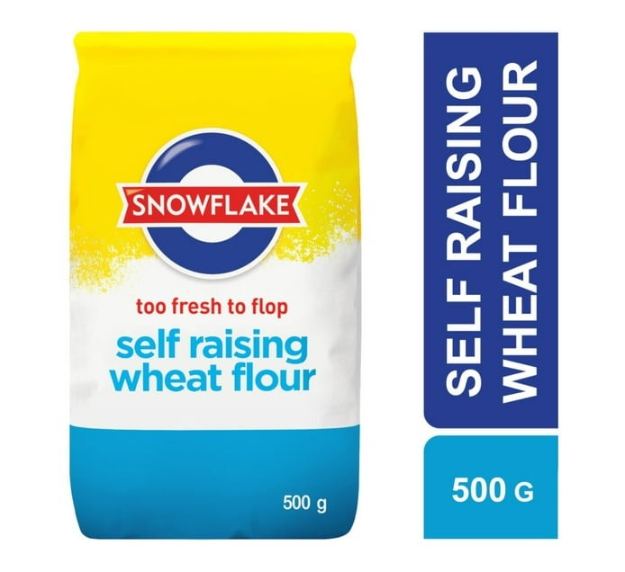 Snowflake Self Raising Wheat Flour (25 x 500g) - Bulk Haven
