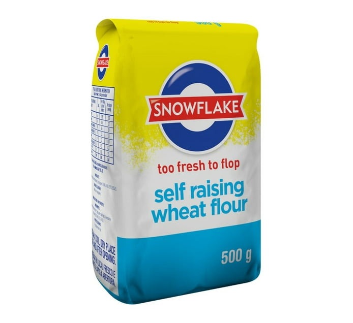Snowflake Self Raising Wheat Flour (25 x 500g) - Bulk Haven