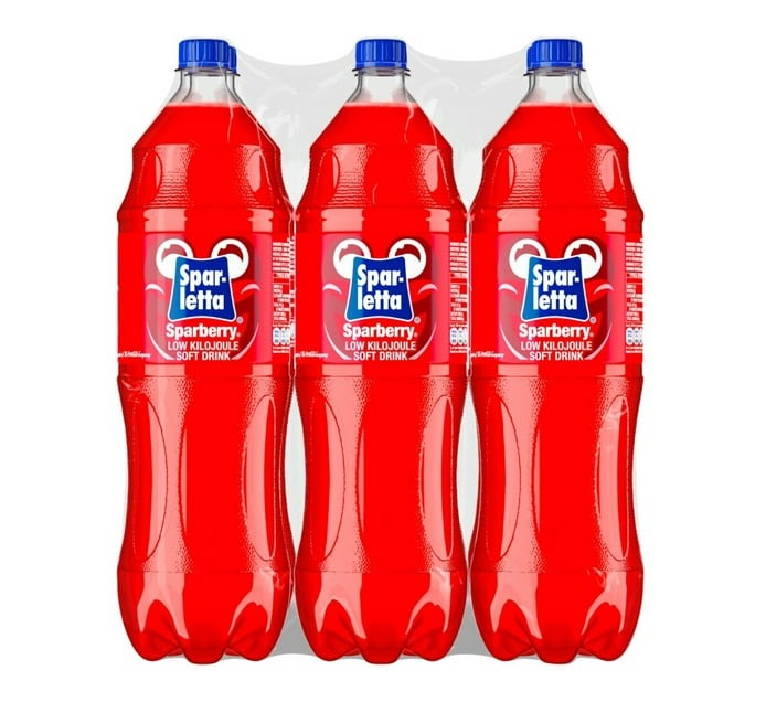 Sparletta Raspberry Soft Drink (6 x 2L) - Bulk Haven