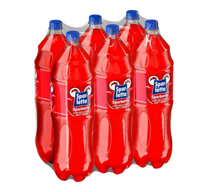 Sparletta Raspberry Soft Drink (6 x 2L) - Bulk Haven