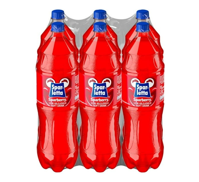 Sparletta Raspberry Soft Drink (6 x 2L) - Bulk Haven