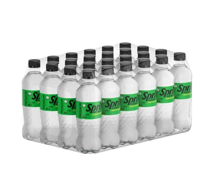 Sprite Zero Soft Drink Bottle (24 x 440ml) - Bulk Haven