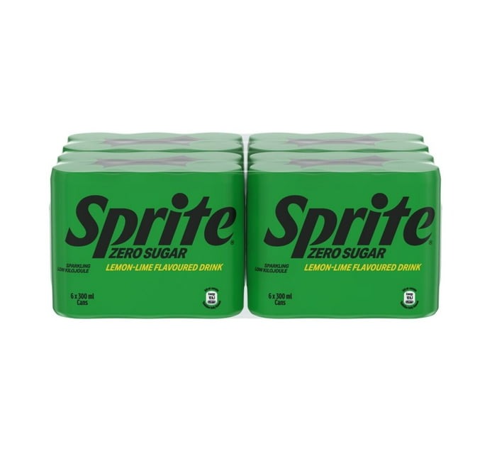 Sprite Zero Sugar Soft Drink Cans (24 x 300 ml) - Bulk Haven