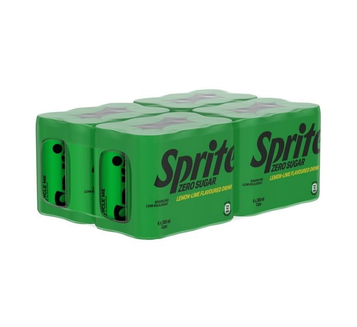 Sprite Zero Sugar Soft Drink Cans (24 x 300 ml) - Bulk Haven