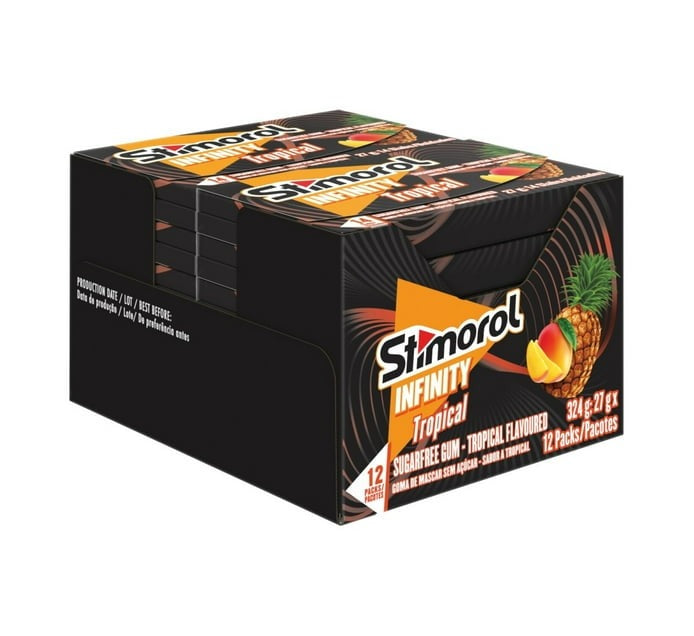 Stimorol Infinity Gum - Tropical (12 x 14PC) - Bulk Haven