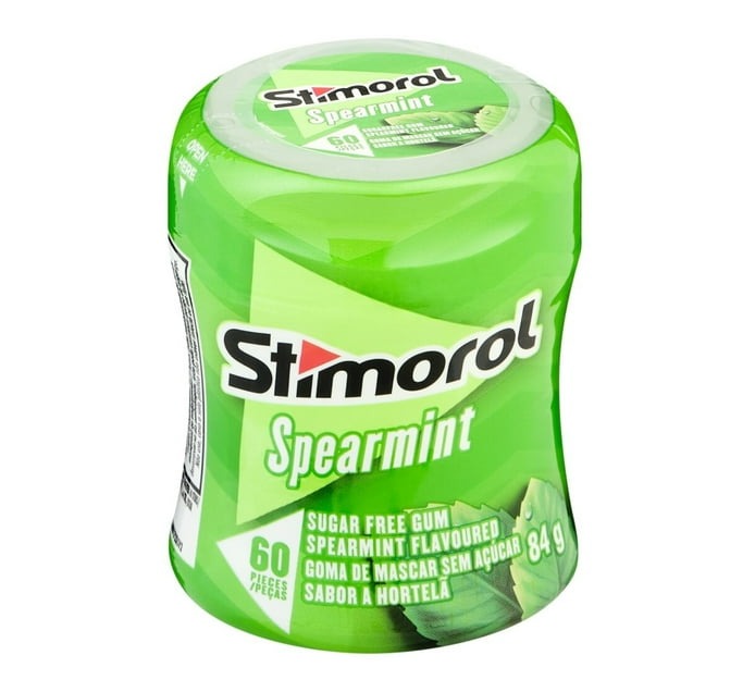 Stimorol Sugar Free Gum - Spearmint (6 x 84g) - Bulk Haven