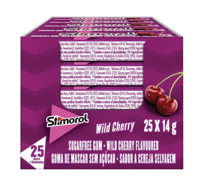 Stimorol Sugar Free Gum - Wild Cherry (50 X 10PC) - Bulk Haven