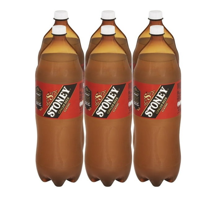 Stoney Ginger Beer Soft Drink (6 x 2L) - Bulk Haven