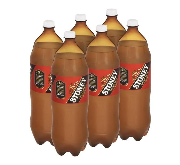 Stoney Ginger Beer Soft Drink (6 x 2L) - Bulk Haven