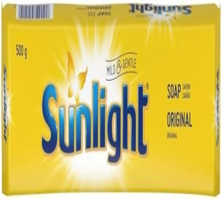 Sunlight Laundry Bar Soap (500 g, Pack of 42) - Bulk Haven
