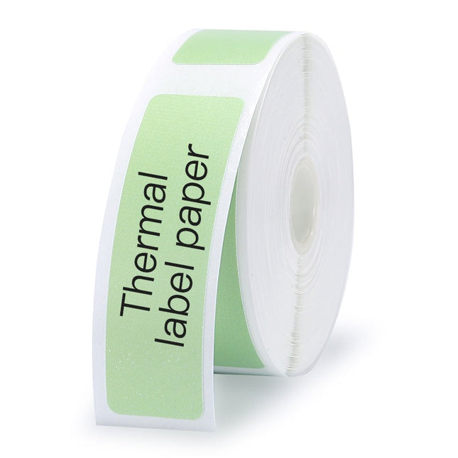 NB129 - NIIMBOT - D11 / D101 / D110 / H1S - 12X40MM - 160 THERMAL LABELS - SOLID GREEN - Bulk Haven