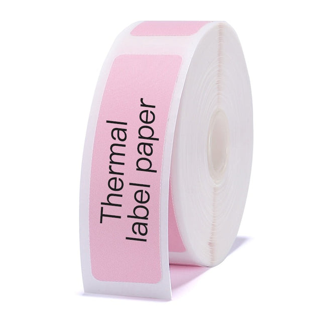 NB128 - NIIMBOT - D11 / D101 / D110 / H1S - 12X40MM - 160 THERMAL LABELS - SOLID PINK - Bulk Haven