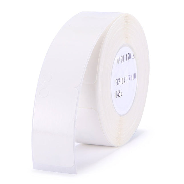NB133 - NIIMBOT - D11 / D101 / D110 / H1S - 14X50MM FOLD - 130 LABELS PER ROLL - WHITE JEWELLERY TAG (5 ROLLS)