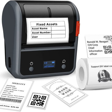 NB119 - NIIMBOT - B3S - PORTABLE THERMAL LABEL BLUETOOTH PRINTER INCLUDING FREE LABEL (70*40MM - WHITE)