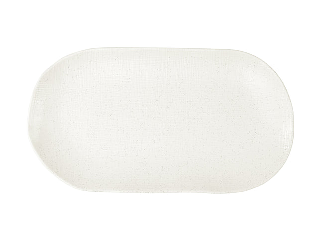Maxwell & Williams Onni Oblong Platter 35x19cm (Speckle White)