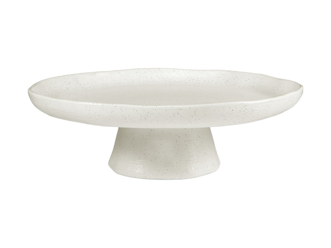 Maxwell & Williams Onni Footed Cake Stand 30cm Speckle White (Gift Boxed)