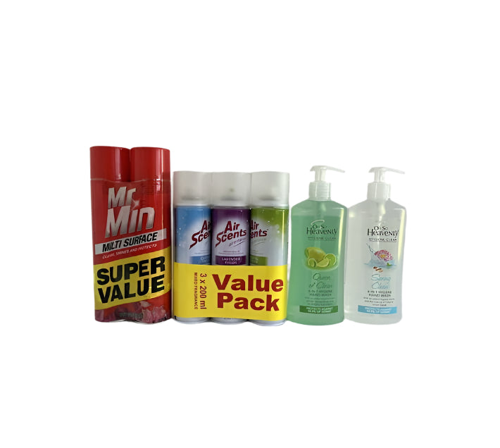 All Purpose Cleaner - Mr Min, Air Scents, Oh so Heavenly Value Pack - Bulk Haven