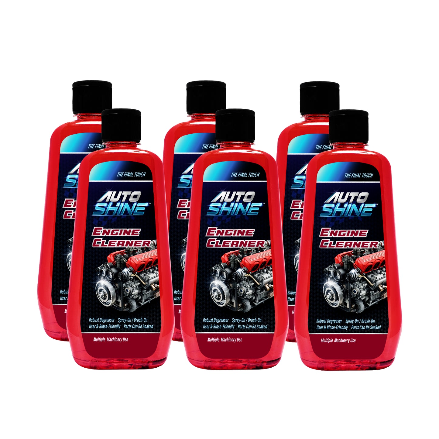 Auto Shine Engine Cleaner 500ML x 6