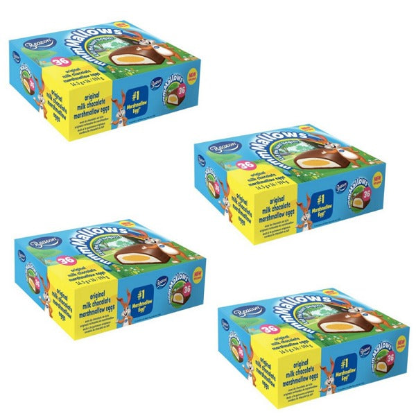 Beacon - Original Milk Chocolate Marshmallow Eggs (Pack 4 X 36 units) - Bulk Haven