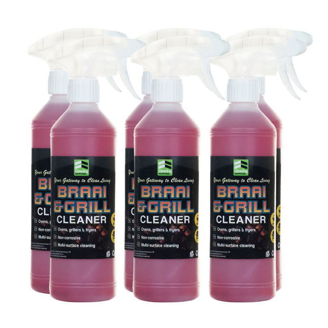 Braai & Grill Cleaner Ready-To-Use 500ML x 6