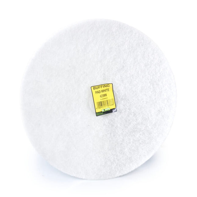Buffing Pad (White) 425MM x 5 - Bulk Haven