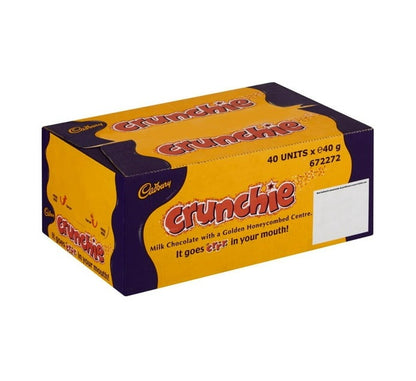 Cadbury Crunchie - Chocolate (Pack of 40 x 40g) - Bulk Haven
