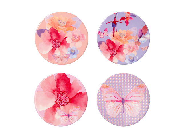 Maxwell & Williams Camilla Ceramic Coaster 10cm Set of 4 (Gift Boxed) - Bulk Haven
