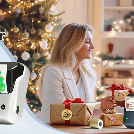 NB493 - NIIMBOT - B1 - PORTABLE THERMAL LABEL BLUETOOTH PRINTER INCLUDING FREE LABEL (50*30MM - WHITE)