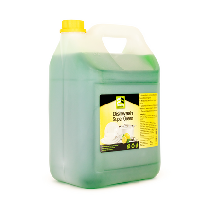 Dishwash Super Green (1 L × 6, 2L x 6, 5L or 25L) - Bulk Haven