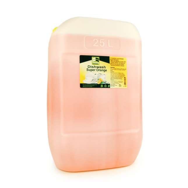 Dishwash Super Orange (1 L × 6, 2L x 6, 5L or 25L) - Bulk Haven